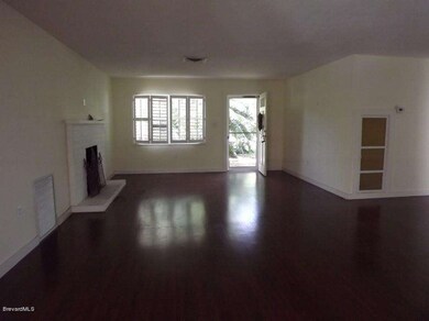 Shiny wood floor