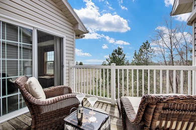 Deck off the Master and Living Room.