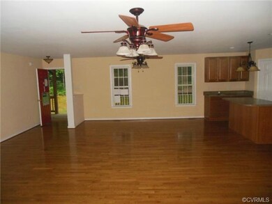 View of Living Room and Kitchen