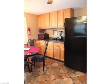 Fully applianced, eat in kitchen.
