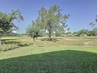 Golf course in back