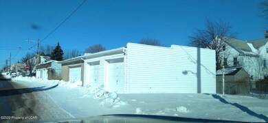 Garage street alley view