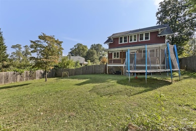 Huge, level back yard