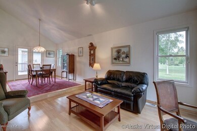 View from formal living room