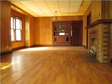Living room has hardwood floors