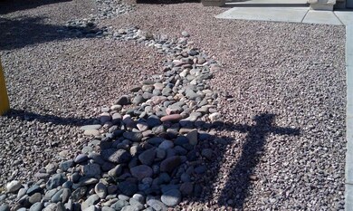 Easy maintenance desert landscaping!