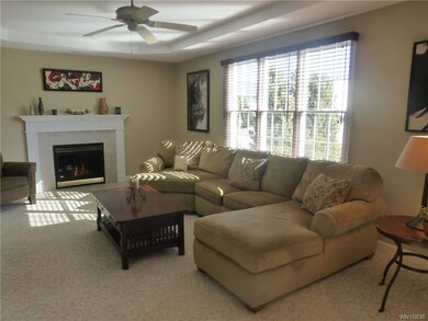 Warm up in front of the cozy gas fireplace!