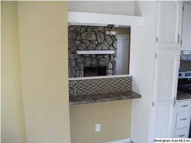 View of living room from kitchen