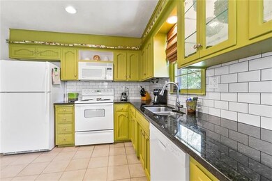 Dark Granite counter tops.