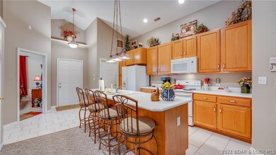 Kitchen offers lots of workspace for the chef, upd
