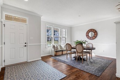 Open concept -to dining room and den