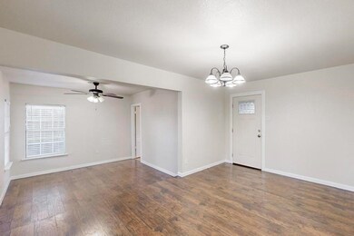 Entrance foyer with ceiling fan with notable chand