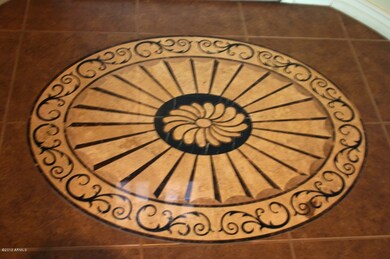 Tile Medallion in Entry