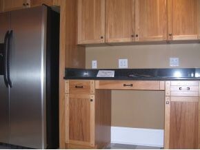 BUILT IN DESK EXTRA CABINETRY