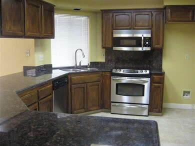 Totally updated kitchen with granite counters and 