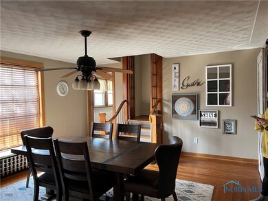 Dining room is the hub of the home!  To the right