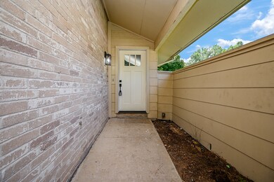 This is an image of a home's private entrance feat