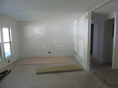 Living room has plenty of natural light