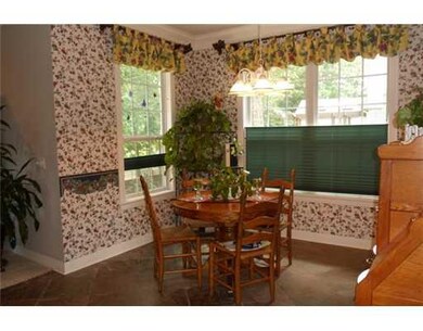 Kitchen. Breakfast area with lots of natural lighting.  Blinds go up or down