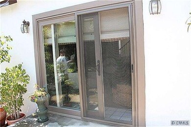 Back door leading to living room