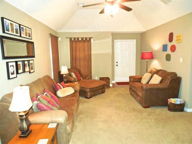 The heart of the home, the great room leads to the