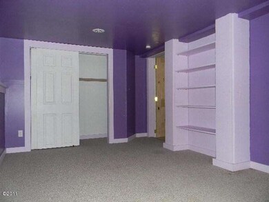 Bedroom with Built-in Shelves