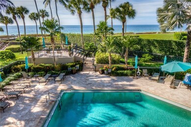 Pool with gulf of Mexico