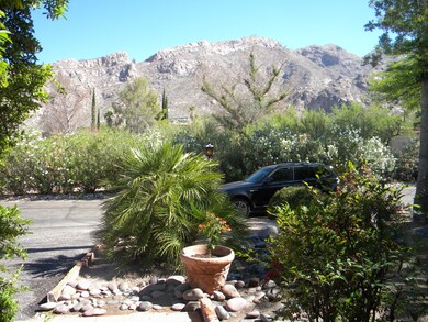 View from front of house