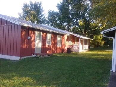 rear of home