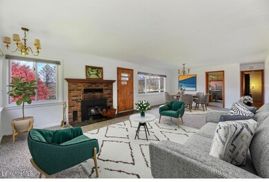 Staged living room
