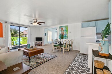 The open main living space is so inviting with its