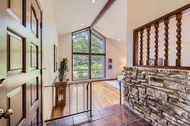 Entryway with baseboards