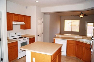 Open kitchen with island