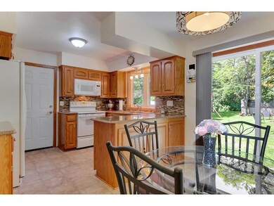 The kitchen and dining area has been recently remo