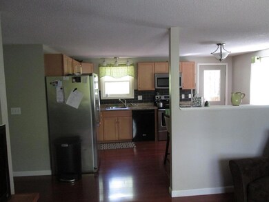 Hardwood throughout the first floor.