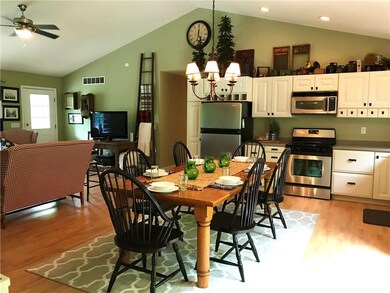 Dining Room to Kitchen & Living Room