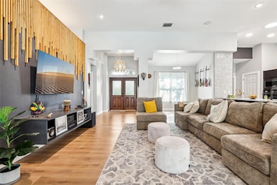 Family Room w/custom accents