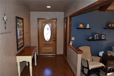 entry facing front door