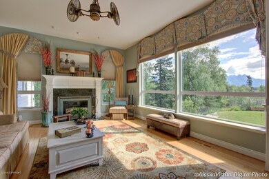 Living room with view