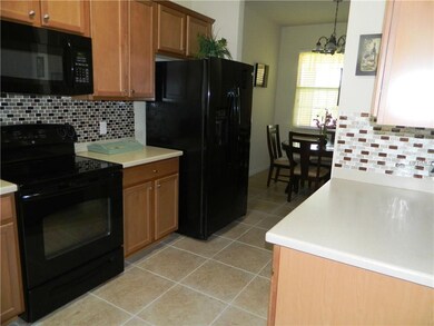 Sparkling backsplash and counters!