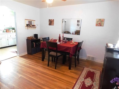 The dining room.  This can easily accommodate a la