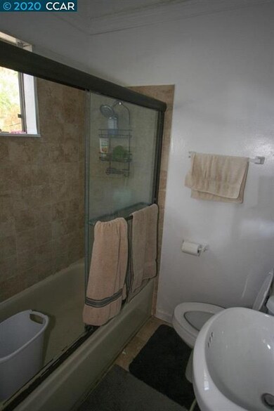 Shower over tub & has had some refurbishing.