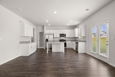 Ample cabinetry