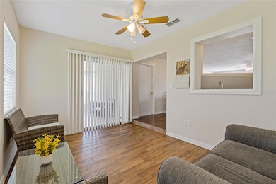 The Florida room is a cozy, quiet space.