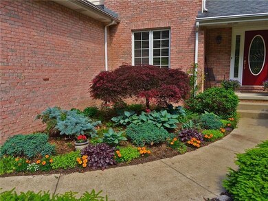 Lovely lanscaped front walkway