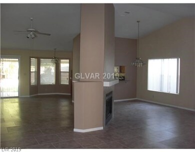 Living room when vacant