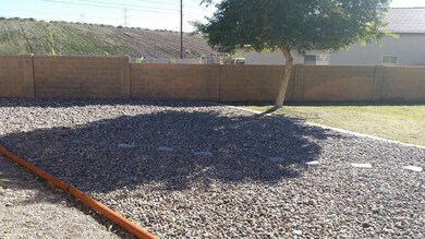 west to east backyard