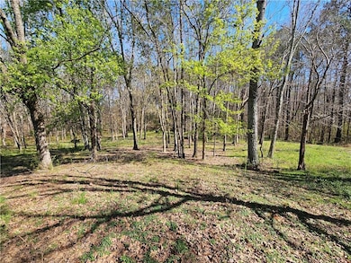 View of green lawn with a wooded view