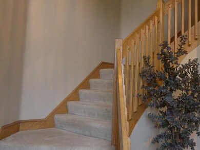 Foyer TURNED 2 STORY  STAIRCASE NEUTRAL CARPET & P