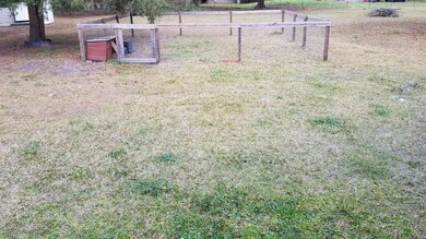 fenced area
